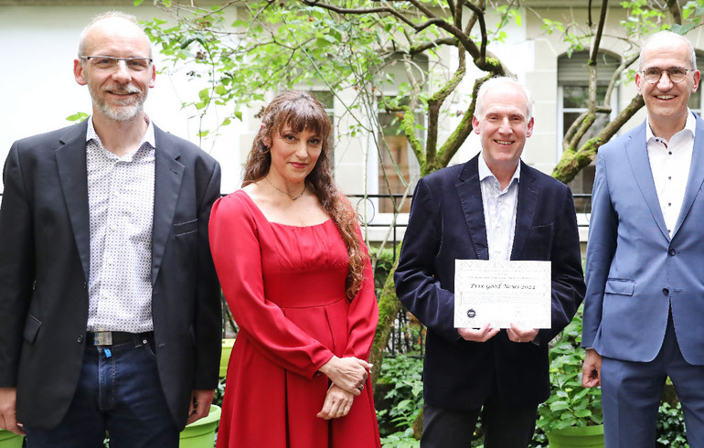 Pascal Fleury reçoit le Prix Good News 2024